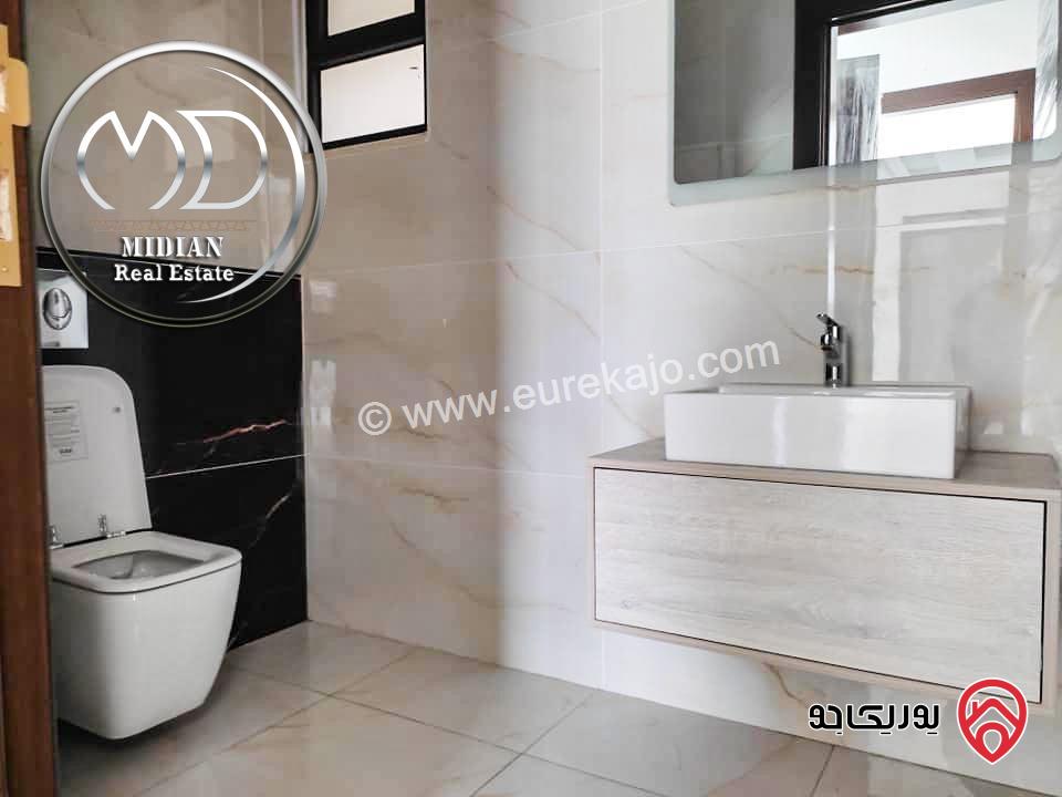 شقة دوبلكس جديدة طابق أخير مع روف للبيع في عمان - الصويفية مساحة 200م مع تراسات تشطيبات سوبر ديلوكس بسعر مميز