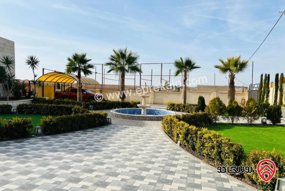 مزرعة مساحة الأرض 4000م والبناء 160م للبيع في عمان - حوارة	