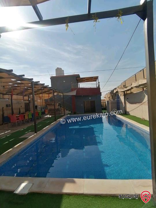 شاليه مساحة البناء 100م على أرض 288م للبيع المستعجل في البحر الميت - الكرامة