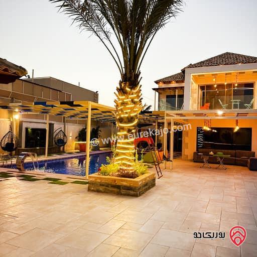 مزرعة وشاليه النجوم للايجار اليومي في البحر الميت - الرامة
