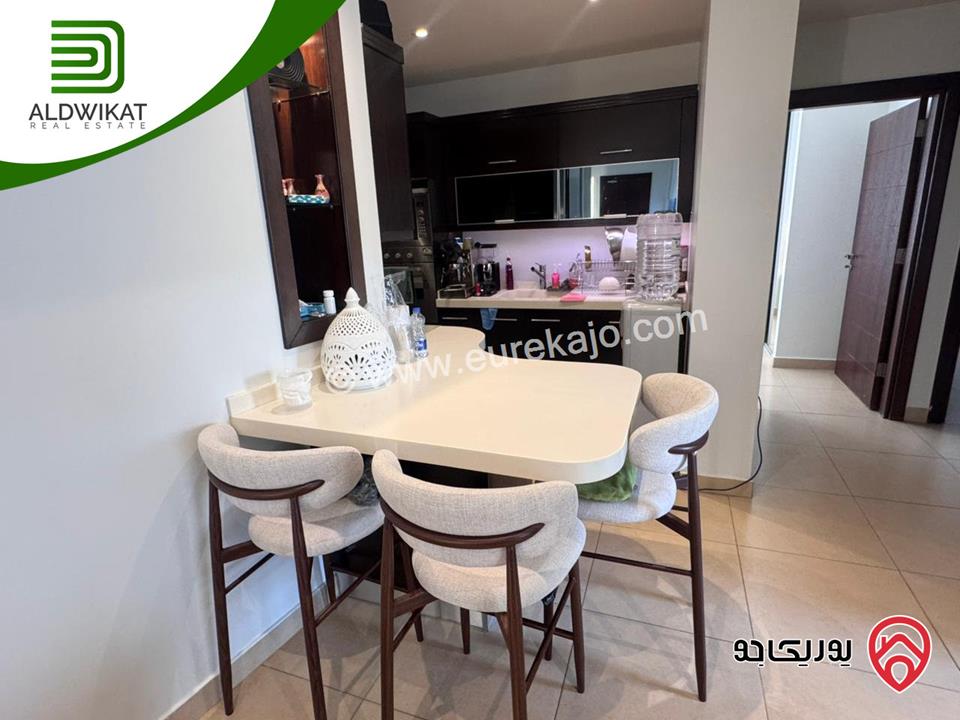 شقة طابق ثاني ضمن كومباوند مفروشة للايجار في عمان - عبدون المساحة 110م موقع اطلالة مميز