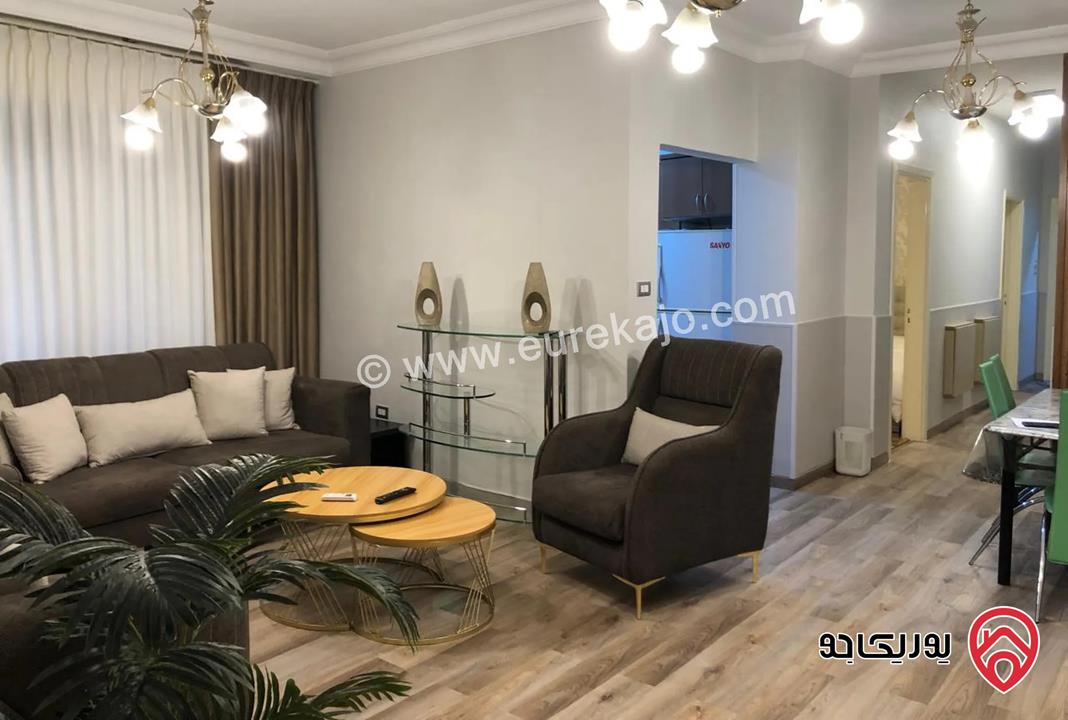 شقة مفروشة طابق اول مساحة 105م للايجار في عمان - عبدون 