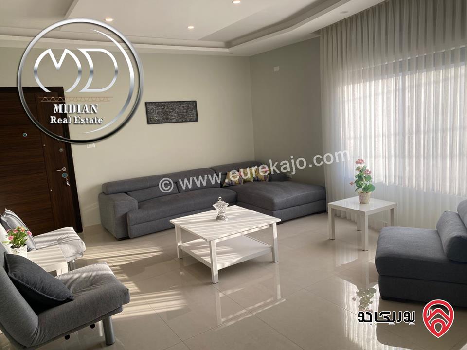 شقة مفروشة للايجار في عمان - الجندويل مساحة 130م طابق اول تشطيبات و ديكورات فندقية فاخرة اطلالة جميلة