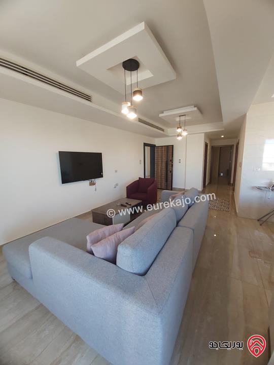 شقة فاخرة مفروشة طابق ثالث مساحة 140م للايجار في عمان - تلاع العلي