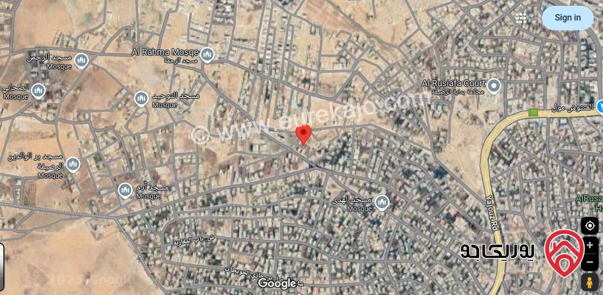 أرض مساحة 300م للبيع في الزرقاء - جريبا قريبة من شارع ياجوز سعر 17 الف نهائي