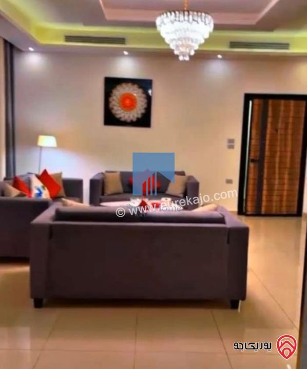 شقة مفروشة طابق ثاني 100م تشطيب سوبر ديلوكس للبيع في عمان - الرابية