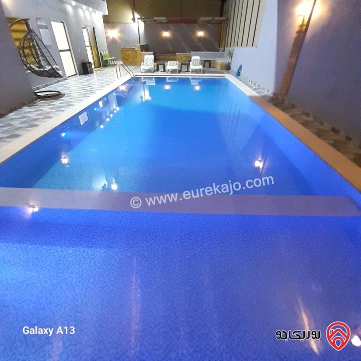 مزرعة مكونة من شاليهات إثنين متلاصقين على أرض 546م للبيع في البحر الميت - جوفة الكفرين