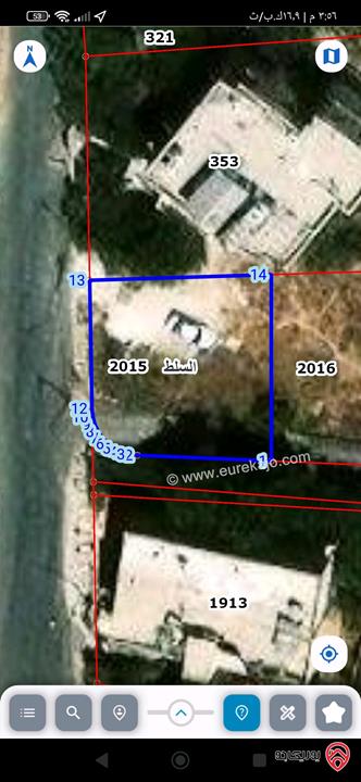 قطع أراضي بمساحات وأسعار مختلفة كما موضحة بالاعلان للبيع في السلط كافة المناطق