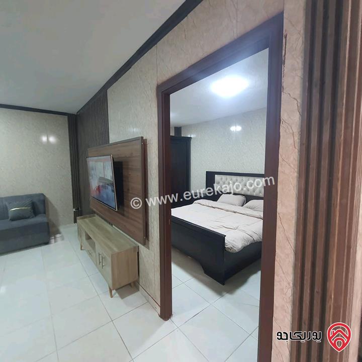 شقة مساحة 55م للايجار مفروشة في عمان - الجبيهة حي المنصور