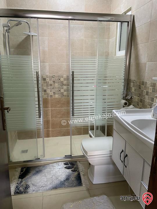 شقة طابق ثالث مساحة 120م للايجار مفروشة في عمان - الجاردنز حي البركة