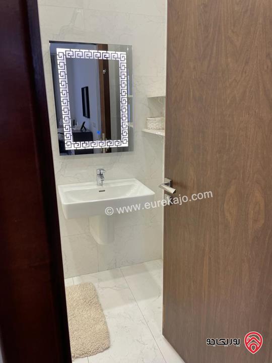 شقة فاخرة مفروشة طابق أرضي مساحة 123م للايجار في عمان - عبدون