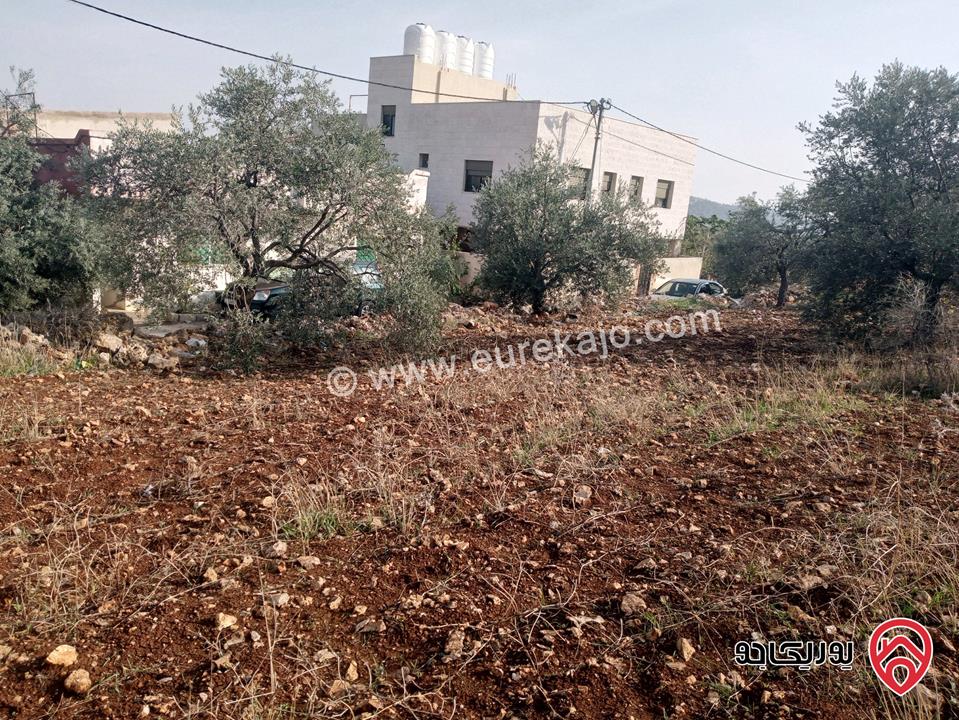قطعة أرض مساحة 2 دونم و 225م على شارعين رئيسي وفرعي شرقي شمالي صفة التظيم سكن ج وسط للبيع في عجلون - كفرنجه