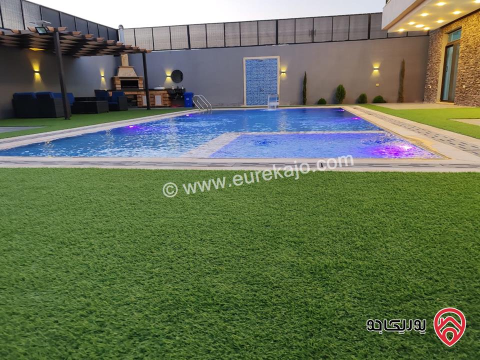 شاليه طابقين مساحة ارض 507م مساحة البناء 200م للبيع في البحر الميت - من اراضي الشونة الجنوبية غور الرامة