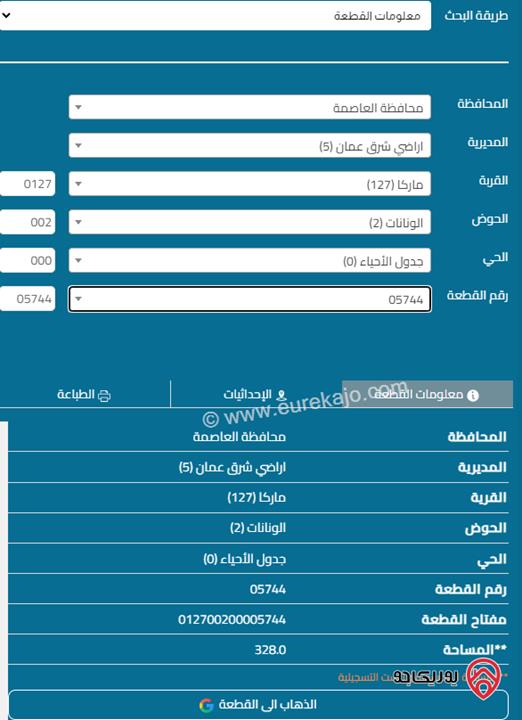 قطع أراضي عدد 7 مساحة 300 م تقريبا للقطعة الواحدة للبيع في ماركا بسعر 16 ألف للقطعة 