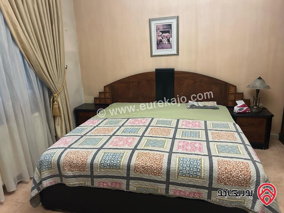 شقة مفروشة بالكامل مساحة 140م طابق أول للإيجار السنوي في عمان - ضاحية الرشيد 