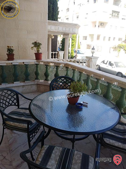 شقة أرضية مفروشة مميزة للبيع في عمان - دير غبار 200م مع ترس40م بسعر مغري