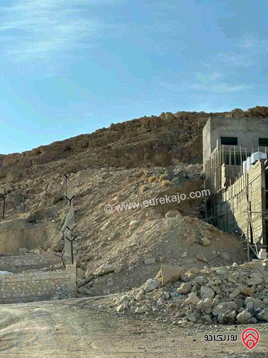 قطعة ارض مميزة مساحة 396م تصلح لعمل شاليه للبيع في البحر الميت - جوفة الكفرين