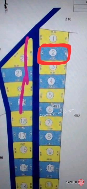أرض مساحة 1 دونم للبيع في عمان - الجيزه حوض 3 الموارس من المالك بسعر مناسب 