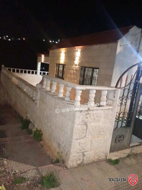 فيلا مستقلة مفروشة مساحة 250م للايجار في عجلون مثلث اشتفينا محنا 