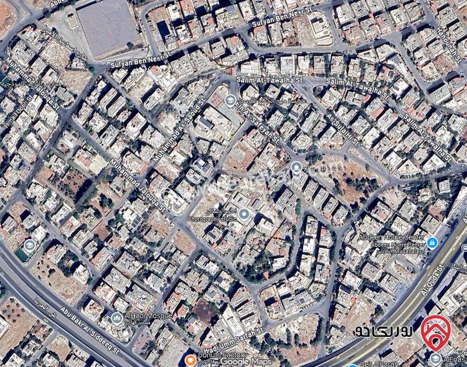 قطعة ارض مساحة 834م للبيع في عمان - الياسمين مرج الحمام الوسطاني