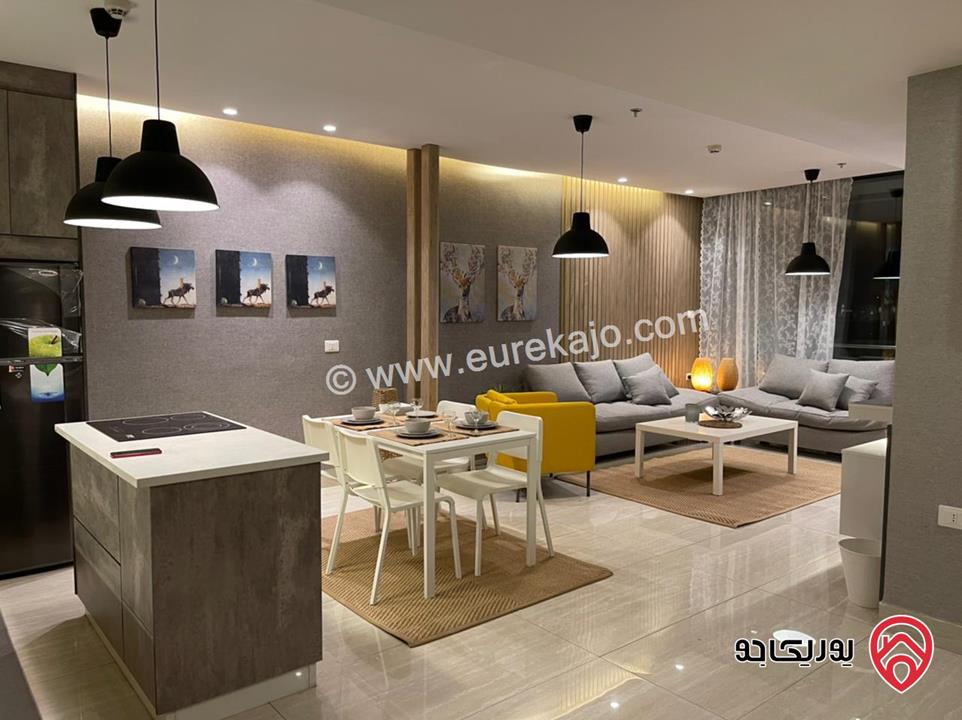 شقة فاخرة مساحة 120م للايجار مفروشة في عمان - عبدون