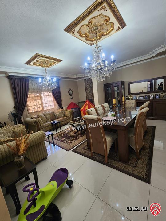 شقة شبه ارضية مساحة 190م داخلي و 40م خارجي للبيع في عمان - شفا بدران الكوم