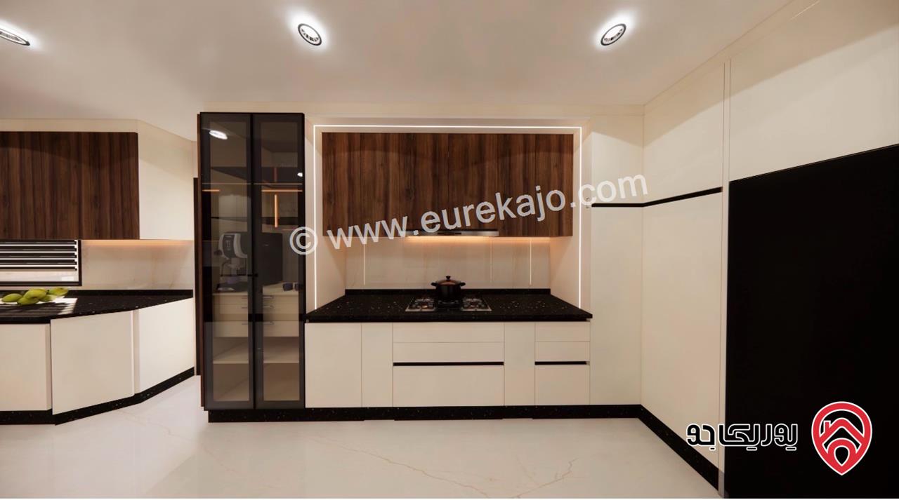 شقة شبه أرضية مساحة 200م للبيع في عمان - مرج الحمام