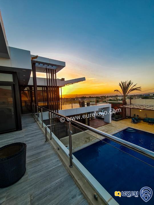 شاليه/مزرعة SUNDOS Villa "فيلا السندس" للايجار اليومي في البحر الميت - الرامة