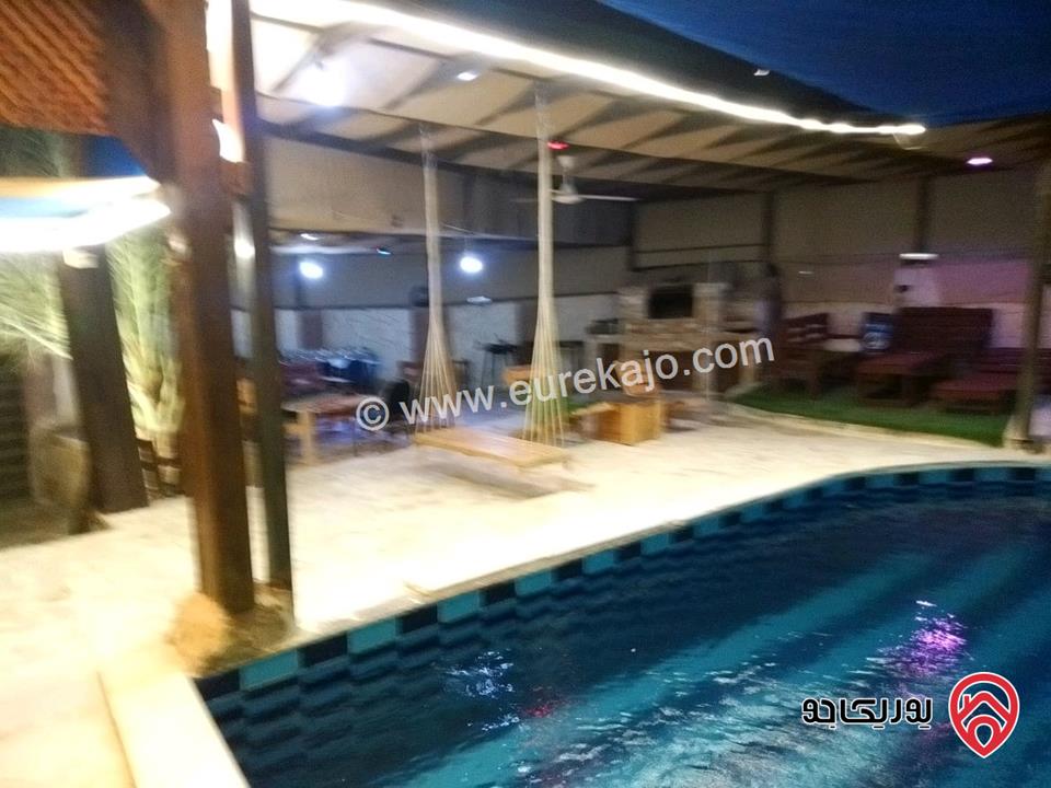 شاليه مساحة 100م على أرض مساحتها 306م للبيع في الشونة الجنوبية غور نمرين بسعر مغري 