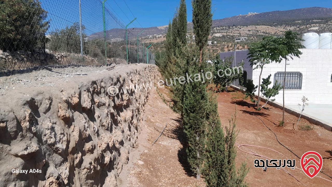 مزرعة مساحة الأرض 4 دونم و 350م والبناء 110م للبيع في بورما - جرش 