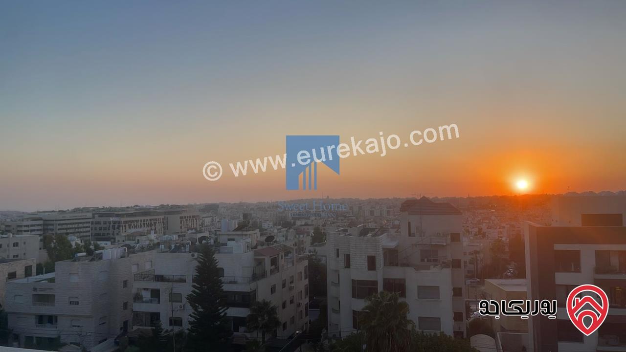 شقة فاخرة للبيع في عمان - ام اذينة طابق ثالث 185م تشطيب سوبر ديلوكس بسعر مغري