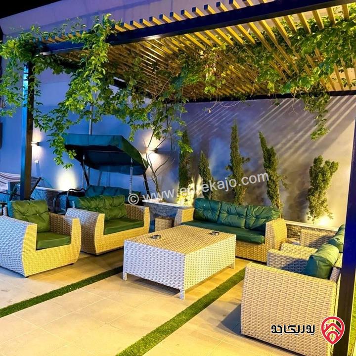 شاليه فاخر مساحة الأرض 300م والبناء 155م للبيع في البحر الميت - جوفة الكفرين