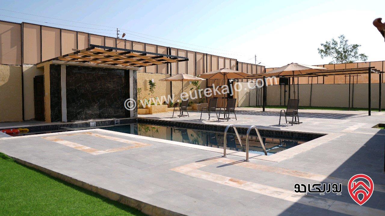 مزرعة مساحة الأرض 1 دونم والبناء 85م للبيع في البحر الميت - الشونة الجنوبة 