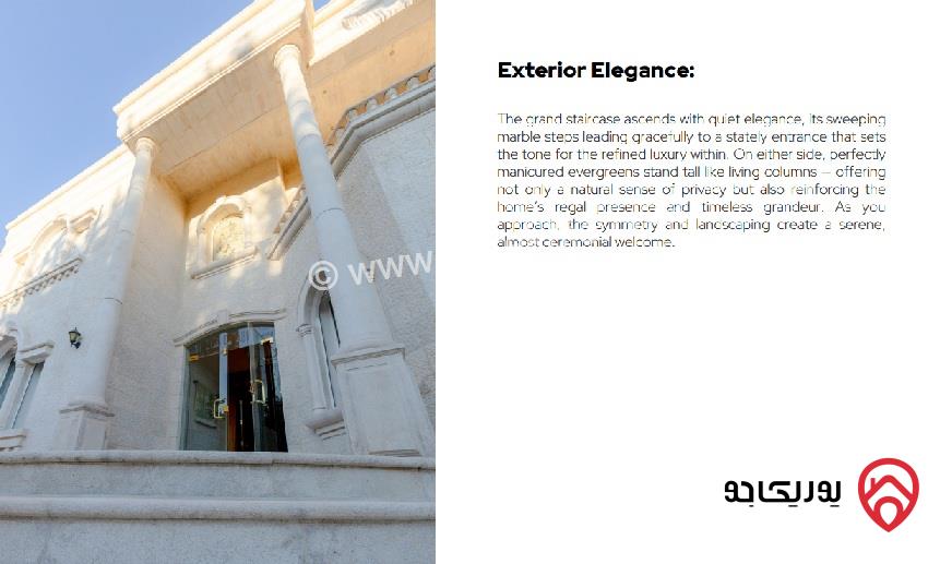 فيلا مستقلة مساحة 1028م على أرض 610م للبيع في عمان - دابوق 