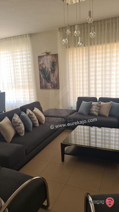 شقة مفروشة فاخرة شبه أرضية مساحة 140م للايجار في عمان - عبدون