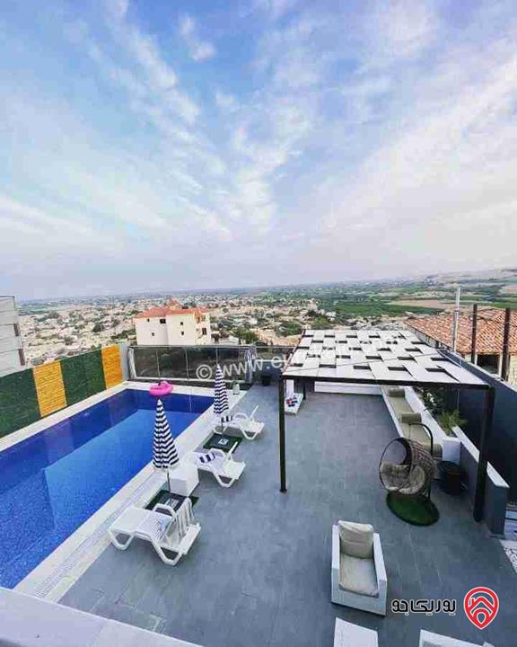 شاليه فاخر مساحة الأرض 420م والبناء 120م للبيع في الشونة الجنوبية - غور الكفرين(الروضة)