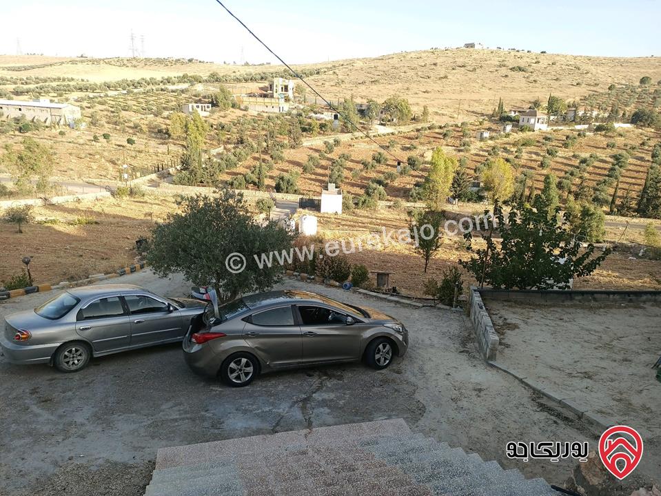 مزرعة مساحة الأرض 5 دونم و 150م عليها بناء 200م للبيع في المفرق