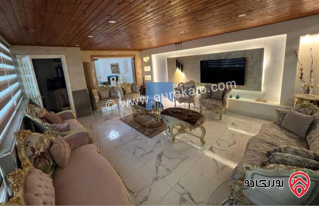 شقة أرضية مميزة مساحة 135م مع حديقة وترسات 100م للبيع في عمان - الصويفية