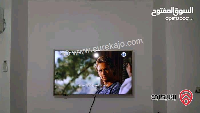 شقة مفروشة مساحة 120م للايجار من المالك مباشرة مطابقة للصور تماماً في اربد - شمال مجمع عمان الجديد /يومي أو أسبوعي أو شهري/للعائلات و العرسان