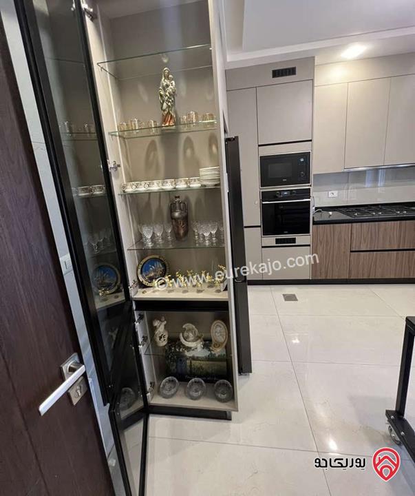 شقة سوبرديلوكس طابق أرضي مساحة 130م للايجار في عمان - ربوة عبدون