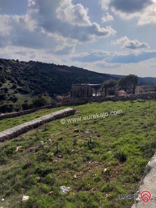 ارض سكنية مساحة 1 دونم و 260م للبيع أو للمبادلة في عجلون راس منيف موقع رائع