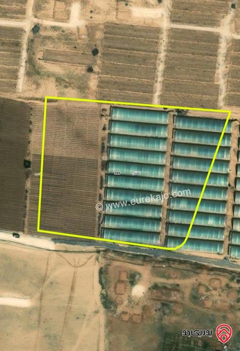 قطعة أرض مساحة 15 دونم و 500م للبيع من أراضي جنوب عمان - المشتى