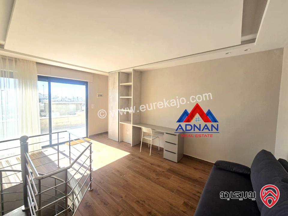 شقة طابق ثالث دوبلكس مساحة 170م للايجار مفروشة في عمان - دير غبار