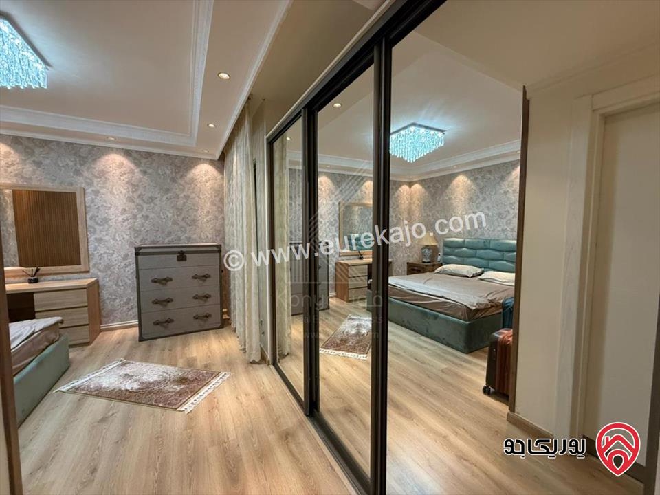 شقة مفروشة فاخرة طابق أرضي مساحة 200م للايجار في عمان - عبدون