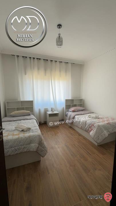 شقة مفروشة فاخرة للايجار في عمان - الدوار السابع مساحة 100م طابق ثالث تشطيبات وديكورات فندقية اطلالة جميلة