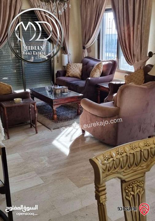 شقة مفروشة للايجار في عمان - تلاع العلي مساحة 180م طابق ثاني تشطيبات و فرش سوبر ديلوكس بسعر مميز