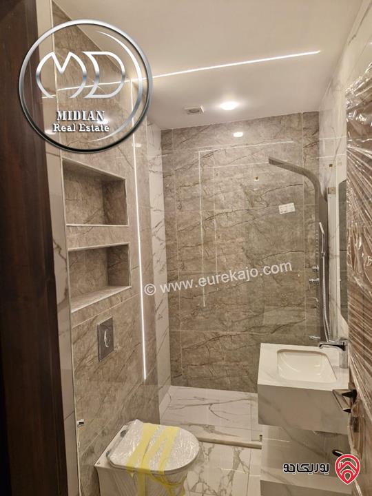 شقة شبه ارضي جديدة للبيع في عمان - ضاحية الرشيد مساحة 125م تشطيبات سوبر ديلوكس تصلح للاستثمار بسعر مميز جداً