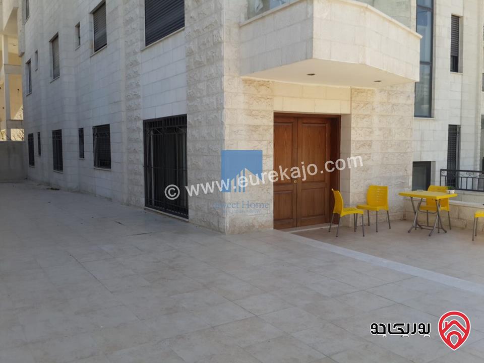 شقة أرضية مفروشة فاخرة للبيع في جبل عمان - مقابل رئاسة الوزراء وقرب فندق عمان ويست 100م مع ترسات 110م بسعر مغري