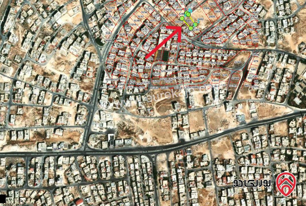 قطعة ارض مساحة 1 دونم و 120م من اراض الزرقاء - البتراوي واجهة على الشارع