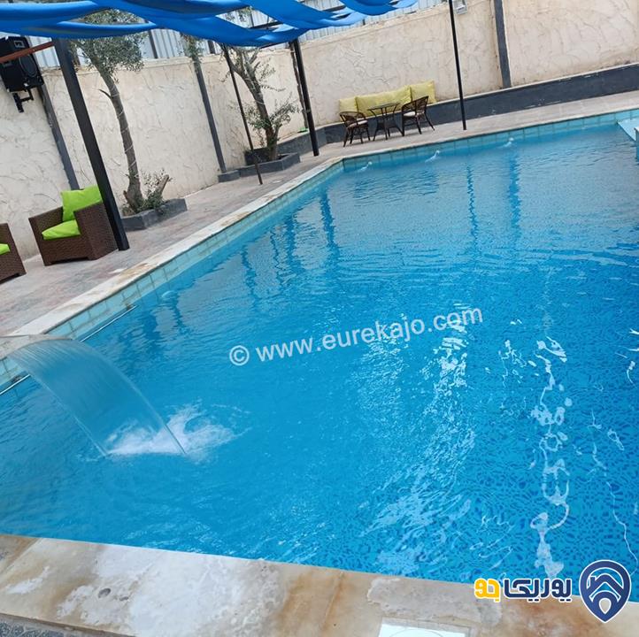 شاليه لورين 1 للايجار اليومي في البحر الميت - الجوفة 